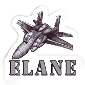 Autocollant Elane Avion Image