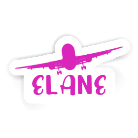 Airplane Sticker Elane Image