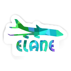 Autocollant Jumbo-Jet Elane Image