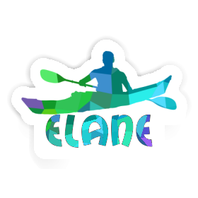 Kayaker Sticker Elane Image