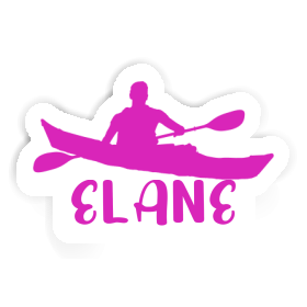 Elane Sticker Kayaker Image