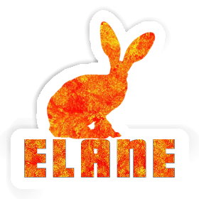 Lapin Autocollant Elane Image