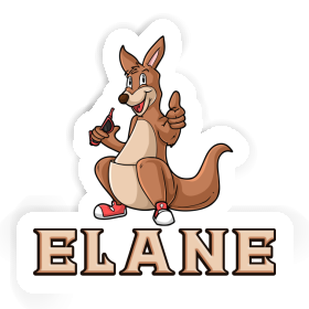 Kangaroo Sticker Elane Image