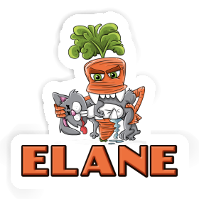 Elane Sticker Monster-Möhre Image