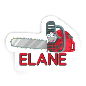 Elane Autocollant Tronçonneuse Image