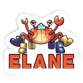 Sticker Elane Crab Image