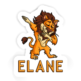 Elane Sticker Lion Image