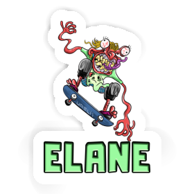 Sticker Skateboarder Elane Image