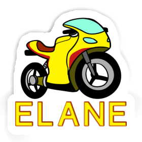 Sticker Motorcycle Elane Image