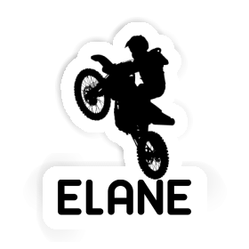 Elane Sticker Motocross Rider Image