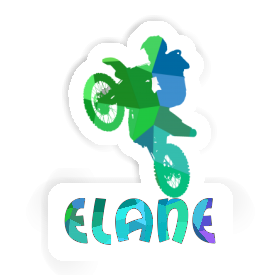 Elane Sticker Motocross-Fahrer Image