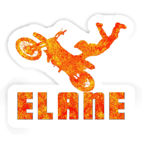 Autocollant Elane Motocrossiste Image