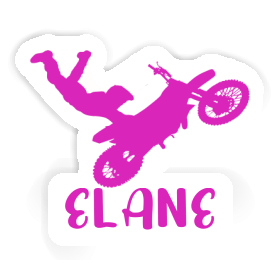 Aufkleber Elane Motocross-Fahrer Image