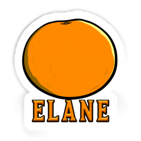 Elane Sticker Orange Image