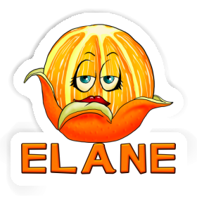 Aufkleber Orange Elane Image