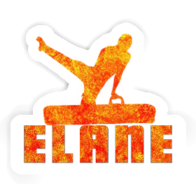 Elane Autocollant Gymnaste Image