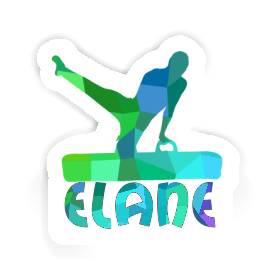 Elane Autocollant Gymnaste Image