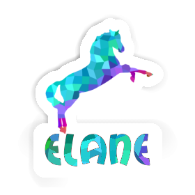 Horse Sticker Elane Image