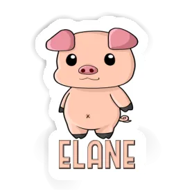 Sticker Piglet Elane Image