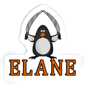 Elane Autocollant Pingouin de combat Image