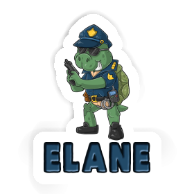 Elane Sticker Polizist Image