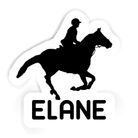 Horse Rider Sticker Elane Image