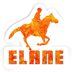 Horse Rider Sticker Elane Image