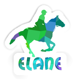 Sticker Elane Horse Rider Image