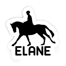 Sticker Horse Rider Elane Image