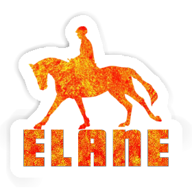 Sticker Horse Rider Elane Image