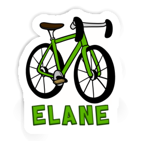 Sticker Elane Bicycle Image