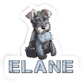 Sticker Elane Dog Image