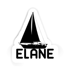 Elane Sticker Sailboat Image