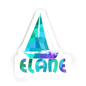 Elane Sticker Sailboat Image