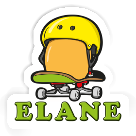 Aufkleber Elane Skateboard-Ei Image