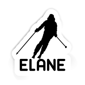 Elane Sticker Skier Image