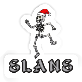 Sticker Elane Christmas Skeleton Image