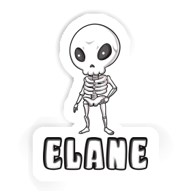 Skelett Sticker Elane Image