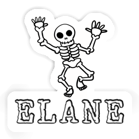 Sticker Totenkopf Elane Image