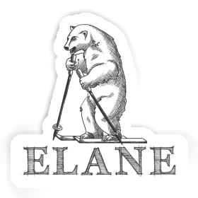 Sticker Elane Skier Image