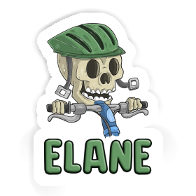 Bicycle Rider Sticker Elane Image