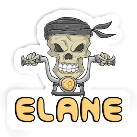 Sticker Motorradfahrer Elane Image