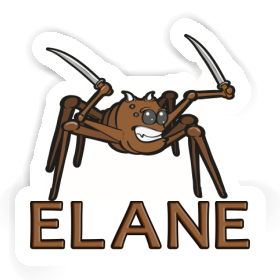 Fighting Spider Sticker Elane Image