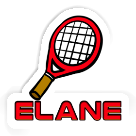 Autocollant Raquette de tennis Elane Image