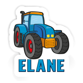 Autocollant Tracteur Elane Image