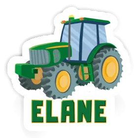 Tracteur Autocollant Elane Image