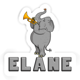 Aufkleber Elane Elefant Image