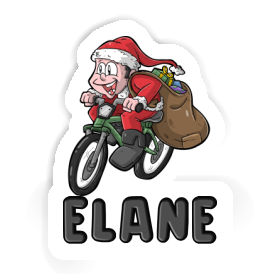 Sticker Elane Bicycle Rider Image