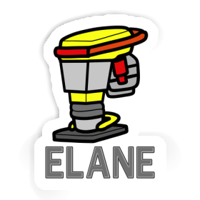 Elane Autocollant Pilons vibrant Image