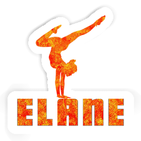 Elane Sticker Yoga Woman Image